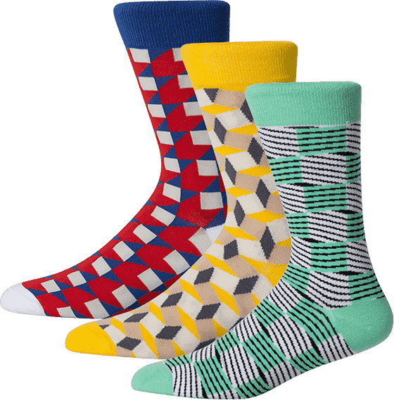 custom dress socks design show