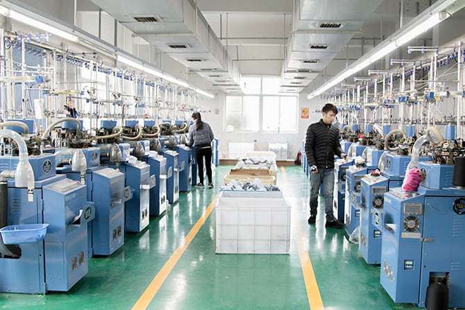 mostra della fabbrica di calze oksox