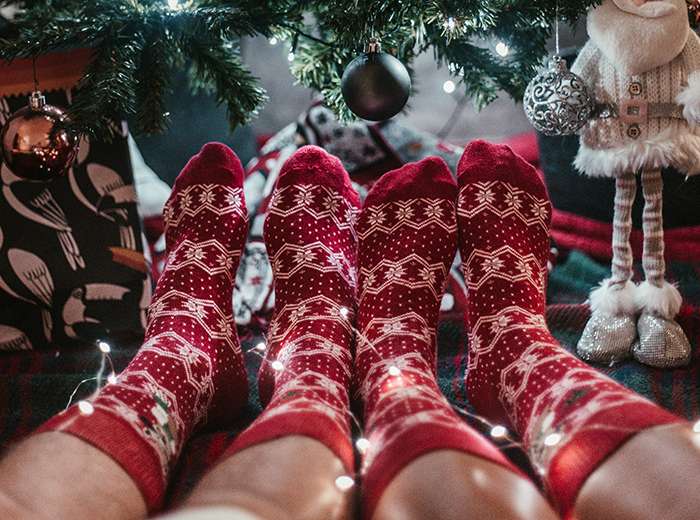 Socken zu Weihnachten nicht vergessen