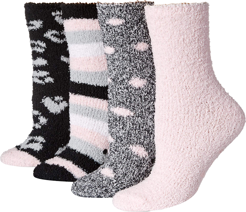Fuzzy-Socken als Massenware