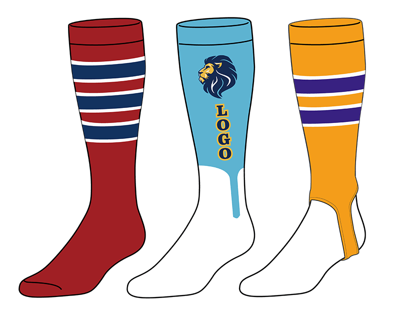 baseball sokken aangepaste optie