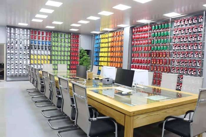 Salle de réunion des fabricants de chaussettes de Chine Ji Xing Feng