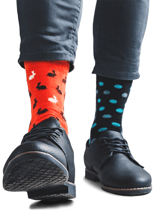 de superbes chaussettes de ville personnalisées pour les hommes