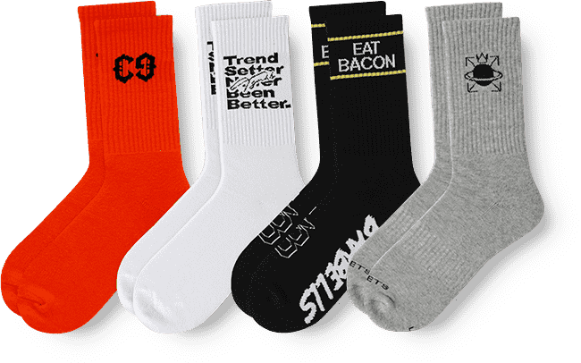 make custom logo socks factory