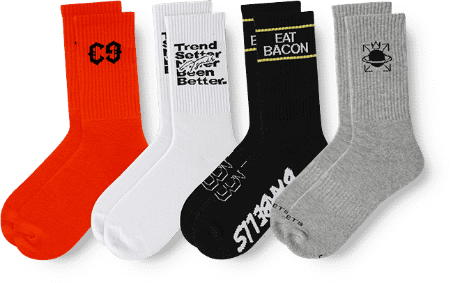 make custom logo sock factory