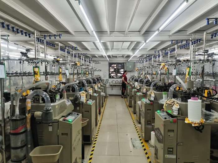 Top China socks manufacturers factory, complete list & guide 2 Ji Xing Feng socks production line