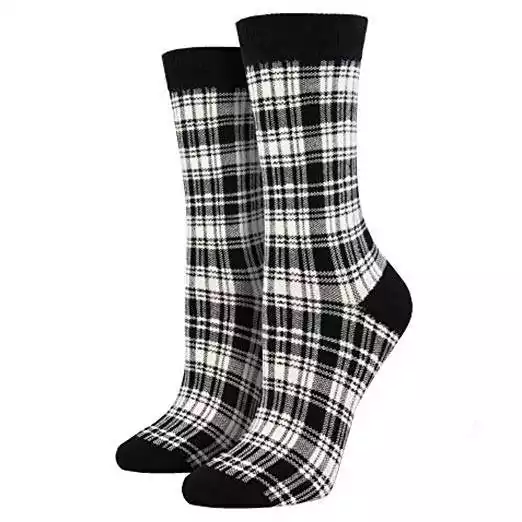 Plaid Design Socks