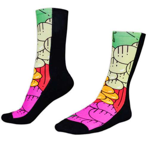 Popular print socks