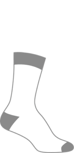 crew length compression running socks